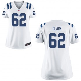 Women's Indianapolis Colts Nike White Game Jersey- CLARK#62