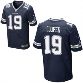 Mens Dallas Cowboys Nike Navy Blue Elite Jersey COOPER#19
