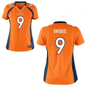 Women's Denver Broncos Nike Orange Game Jersey DRISKEL#9
