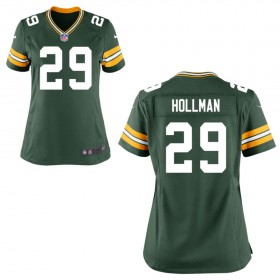 Women's Green Bay Packers Nike Green Game Jersey HOLLMAN#29
