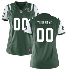 Women's New York Jets Nike Green Customized Game Jersey