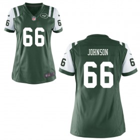 Women's New York Jets Nike Green Game Jersey JOHNSON#66