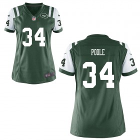 Women's New York Jets Nike Green Game Jersey POOLE#34