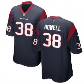 Youth Houston Texans Nike Navy Game Jersey HOWELL#38
