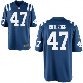 Youth Indianapolis Colts Nike Royal Game Jersey RUTLEDGE#47