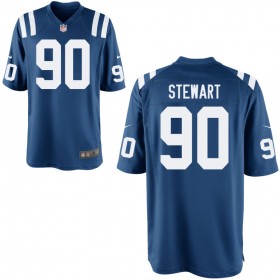 Youth Indianapolis Colts Nike Royal Game Jersey STEWART#90