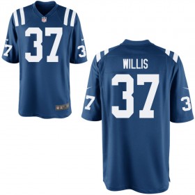 Youth Indianapolis Colts Nike Royal Game Jersey WILLIS#37