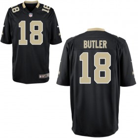 Youth New Orleans Saints Nike Black Game Jersey BUTLER#18