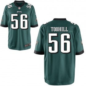 Youth Philadelphia Eagles Nike Midnight Green Game Jersey TOOHILL#56