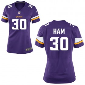 Women's Minnesota Vikings Nike Purple Game Jersey HAM#30