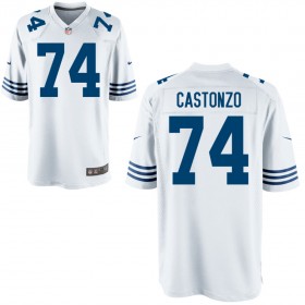 Men's Indianapolis Colts Nike Royal Throwback Game Jersey CASTONZO#74