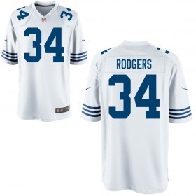Men's Indianapolis Colts Nike Royal Throwback Game Jersey RODGERS#34