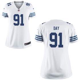 Women's Indianapolis Colts Nike White Game Jersey DAY#91