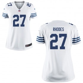 Women's Indianapolis Colts Nike White Game Jersey RHODES#27