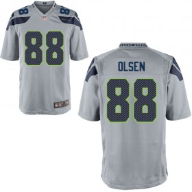 Seattle Seahawks Nike Alternate Game Jersey - Gray OLSEN#88