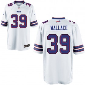 Nike Men's Buffalo Bills Game White Jersey WALLACE#39