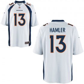 Nike Men's Denver Broncos Game White Jersey HAMLER#13