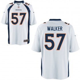 Nike Men's Denver Broncos Game White Jersey WALKER#57
