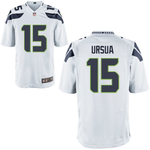 Nike Men's Seattle Seahawks Game White Jersey URSUA#15