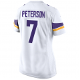 Women's Minnesota Vikings 21/22 White Game Jersey Patrick Peterson#7